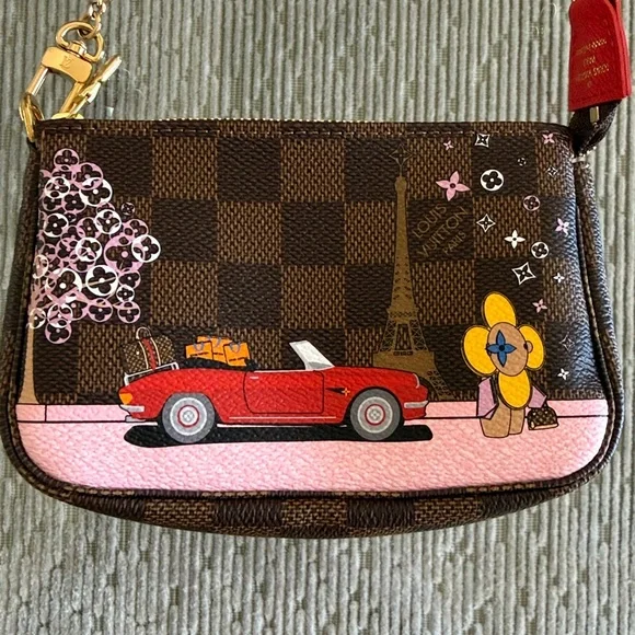 Louis Vuitton Mini pochette, limited edition Vivienne in Paris - Picture 2 of 8